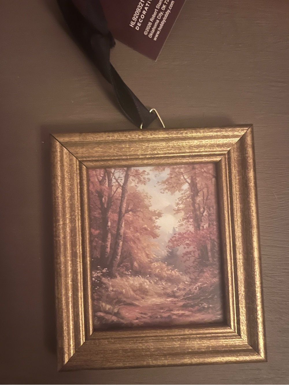Hobby Lobby Fall mini frame